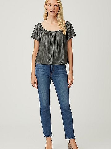 Ecote Short Sleeve Top (view 2)