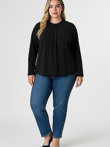 Liz Claiborne Career Long Sleeve Blouse (view 2)