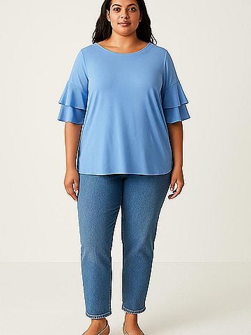 Zenana Short Sleeve Top (view 2)