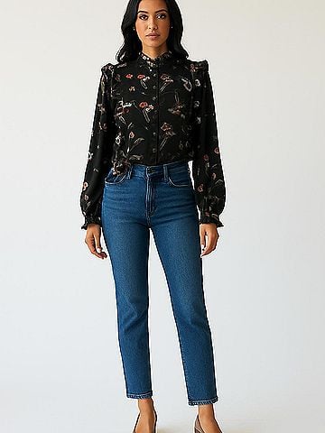 Lost + Wander Long Sleeve Blouse (view 2)