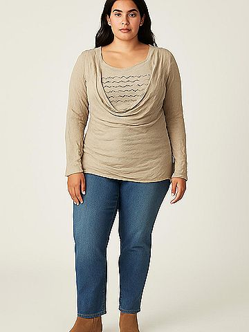 Soft Surroundings Long Sleeve Top (view 2)