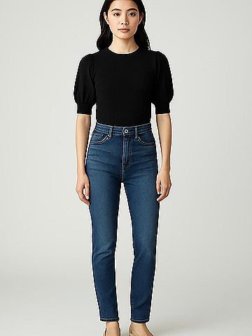 Moth 3/4 Sleeve Top (view 2)