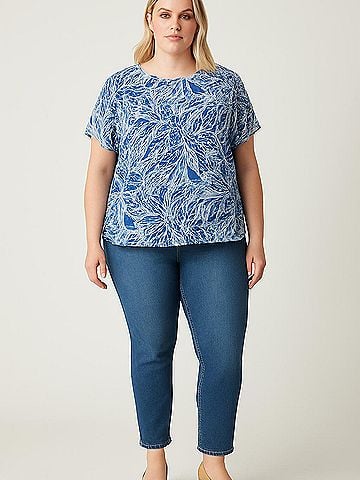 PREMISE Short Sleeve Blouse (view 2)