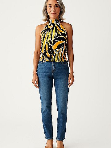 Cache Sleeveless Blouse (view 2)