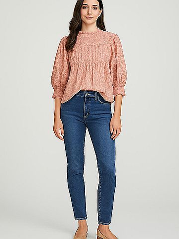Sundance 3/4 Sleeve Blouse (view 2)
