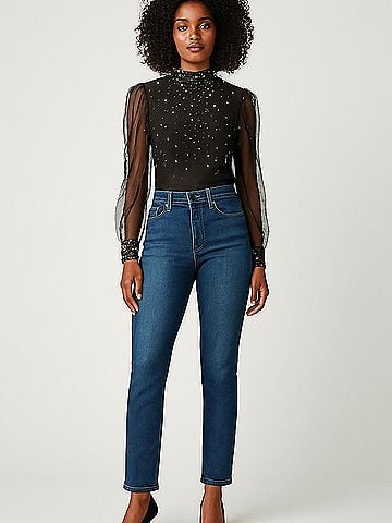 David Hayes Long Sleeve Blouse (view 2)