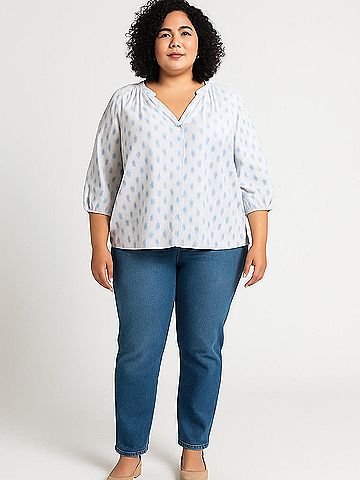 Sonoma Goods for Life 3/4 Sleeve Blouse (view 2)