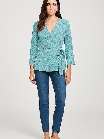 Anne Klein 3/4 Sleeve Blouse (view 2)