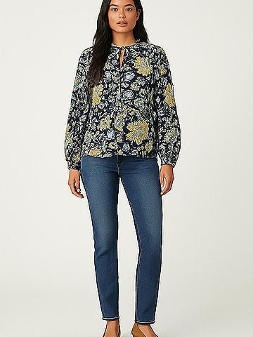 Elan Long Sleeve Blouse (view 2)