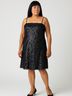W by Worth 100% Polyester Stars Silver Black Cocktail Dress Size 12 - photo 2