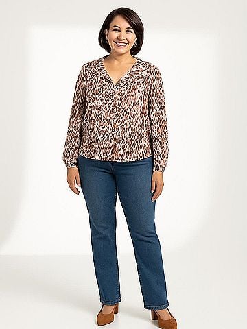 Limited Edition 3/4 Sleeve Blouse (view 2)