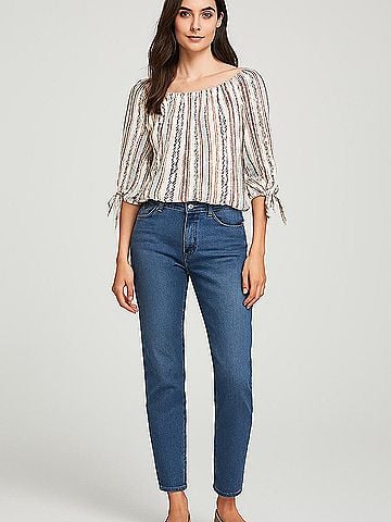Blush 3/4 Sleeve Blouse (view 2)