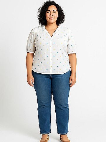 Velvet Heart Short Sleeve Blouse (view 2)
