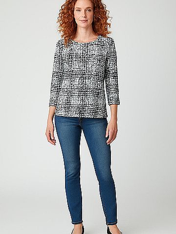 Emily Daniels 3/4 Sleeve Blouse (view 2)