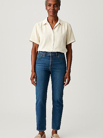 Madewell Short Sleeve Silk Top (view 2)