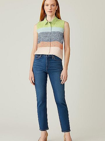 Equipment Sleeveless Silk Top (view 2)