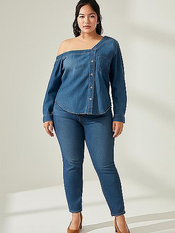 Commense 3/4 Sleeve Blouse (view 2)