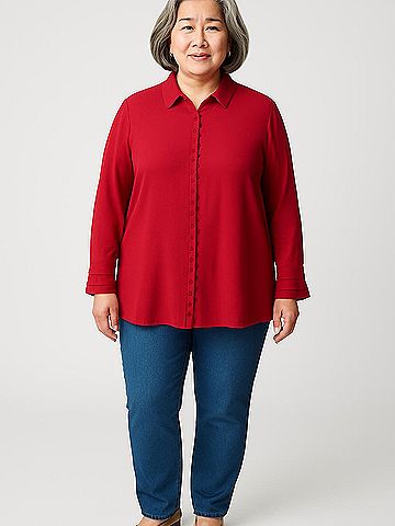 Soft Surroundings Long Sleeve Blouse (view 2)