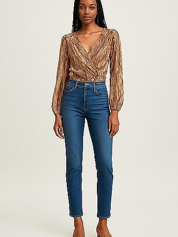 OLM 3/4 Sleeve Blouse (view 2)