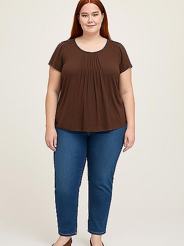 Apt. 9 Short Sleeve Blouse (view 2)
