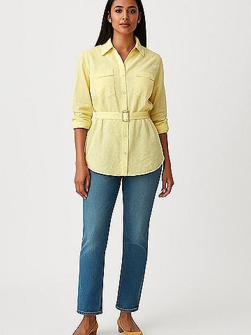 Carole Little 3/4 Sleeve Button-Down Shirt (view 2)
