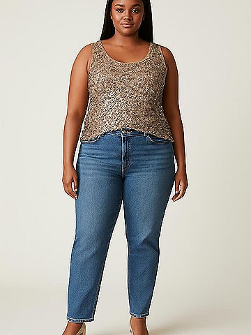 AK Anne Klein Sleeveless Top (view 2)