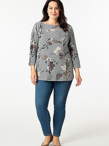 Lafayette 148 New York Long Sleeve Blouse (view 2)
