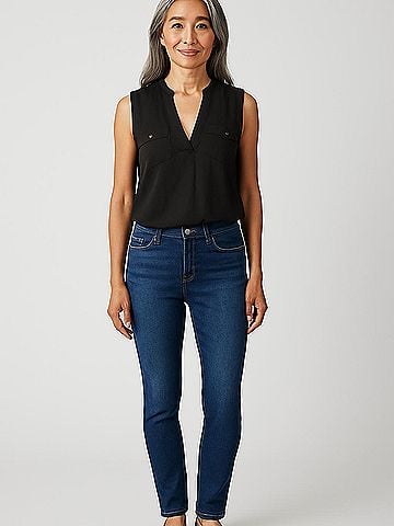 Cache Sleeveless Blouse (view 2)