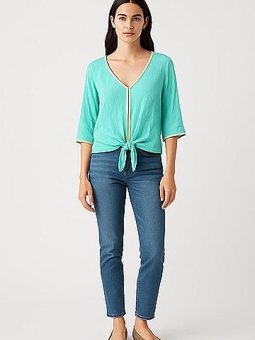 Ella Moss 3/4 Sleeve Blouse (view 2)