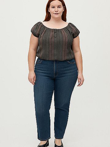Earthbound Trading Co. Short Sleeve Top (view 2)