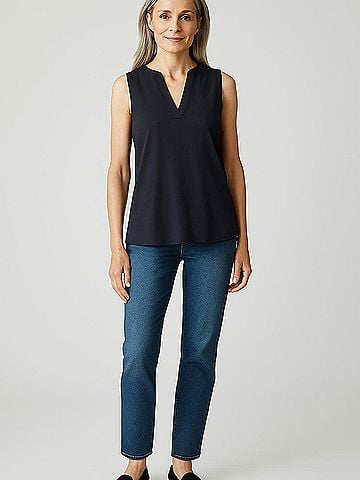 Anne Klein Sleeveless Blouse (view 2)