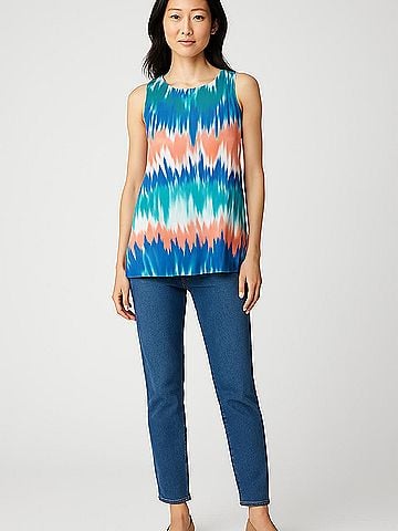 Tart Sleeveless Blouse (view 2)