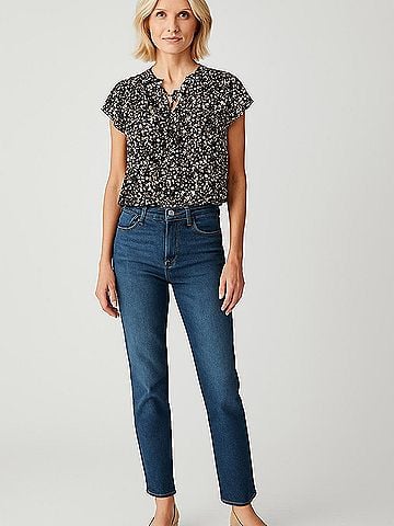 Liz Claiborne Career Short Sleeve Blouse (view 2)