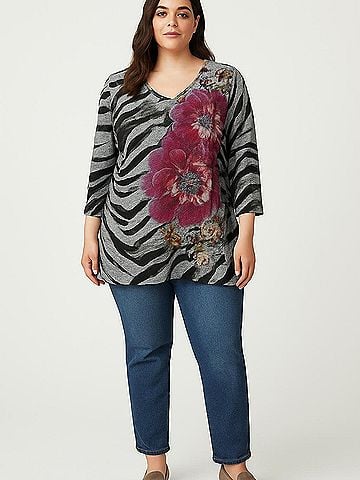 LYNN Ryan 3/4 Sleeve Blouse (view 2)