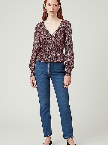 Bar III Long Sleeve Blouse (view 2)