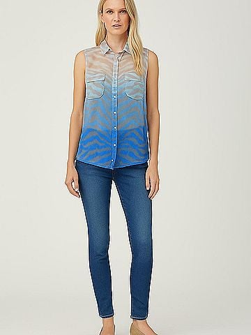 Gypsy 05 Sleeveless Silk Top (view 2)