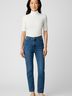 Lilla P 100% Cotton White Short Sleeve Turtleneck Size XS - photo 2