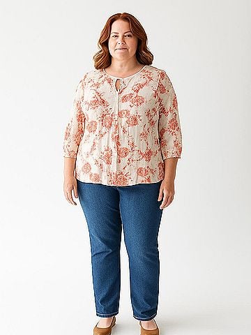 Papermoon 3/4 Sleeve Blouse (view 2)