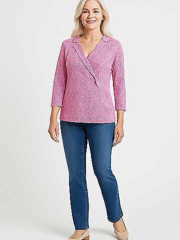 J. McLaughlin 3/4 Sleeve Blouse (view 2)