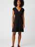Aqua Solid Black Cocktail Dress Size S (estimated) - photo 2