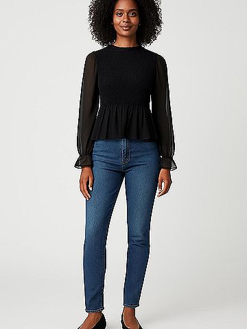 Mi ami Long Sleeve Blouse (view 2)