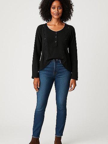 Volcom Long Sleeve Blouse (view 2)