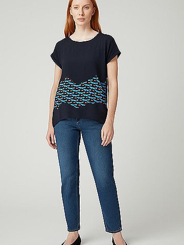 Adrianna Papell Short Sleeve Blouse (view 2)