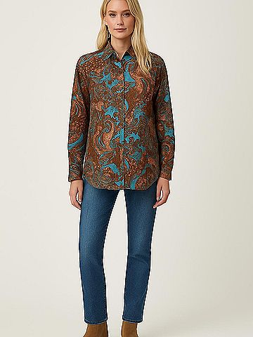 J. McLaughlin Long Sleeve Silk Top (view 2)