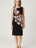 Ann Taylor Factory Graphic Black Cocktail Dress Size S - photo 2
