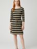 Lilla P Stripes Tan Casual Dress Size XS - photo 2