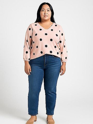 Adrianna Papell 3/4 Sleeve Blouse (view 2)