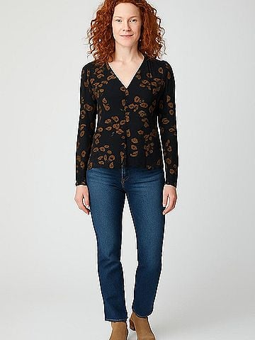 Nicholas 3/4 Sleeve Blouse (view 2)