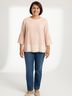 Soho JEANS NEW YORK & COMPANY 100% Rayon Pink 3/4 Sleeve Blouse Size L - photo 2