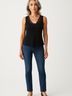Ann Taylor Factory 100% Polyester Black Sleeveless Blouse Size 2 - photo 2